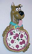 Scooby Doo Pizza Clock - circa 1997