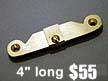 Howard Pendulum Tie Down for largest Wall Regulator, Banjo #1 or Figure 8 #6 - 4" long ($40.00)