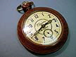 Elgin Large Wood Case Pocket Watch - circa 1932