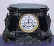 Black Pompeii Mantle Clock - Circa 1901