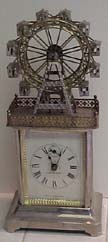 German Ferris Wheel Carriage Clock - Circa 1893