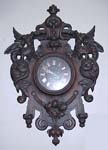 Large Mahogany French Wall Clock - Circa 1860