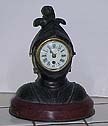 French Helmet Armor Clock - Circa 1890