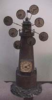 German World Time Lighthouse Clock - Circa 1850