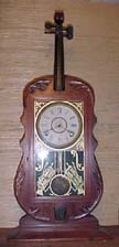Violin Clock - Circa 1885