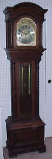 Waterbury Grandfather Hall Chime Clock #801 - Circa 1917